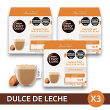 Cargar imagen en el visor de la galería, Cappuccino Dulce de Leche - 10 capsulas Dolce Gusto-Capsulandia
