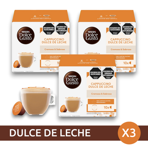 Cappuccino Dulce de Leche - 10 capsulas Dolce Gusto-Capsulandia