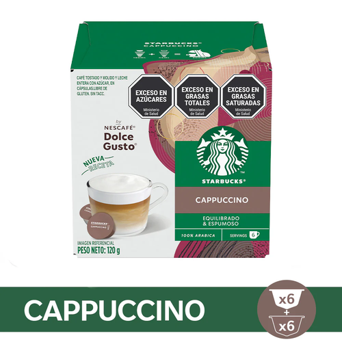 Cappucino Starbucks - Pack x12 Capsulas Dolce Gusto-Capsulandia-2
