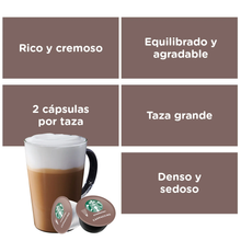 Cargar imagen en el visor de la galería, Cappucino Starbucks - Pack x12 Capsulas Dolce Gusto-Capsulandia-3
