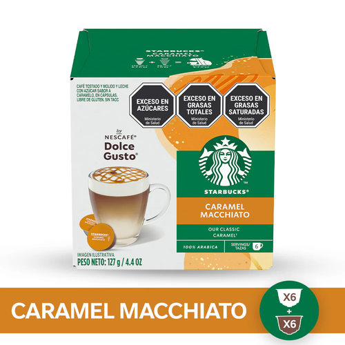 Caramel Machiatto Starbucks - Caja x12 Capsulas Dolce Gusto-Capsulandia-2