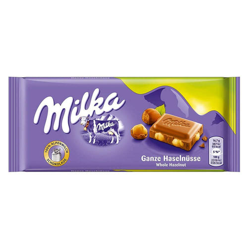 Chocolate Milka Avellanas Enteras 100g Importado Alemania-Capsulandia-1