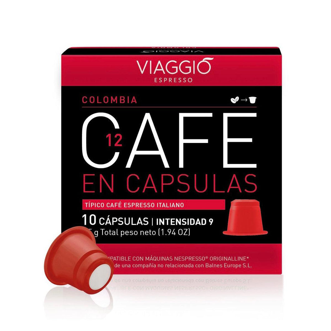 Colombia - Caja x10 capsulas Viaggio Nespresso-Capsulandia-1