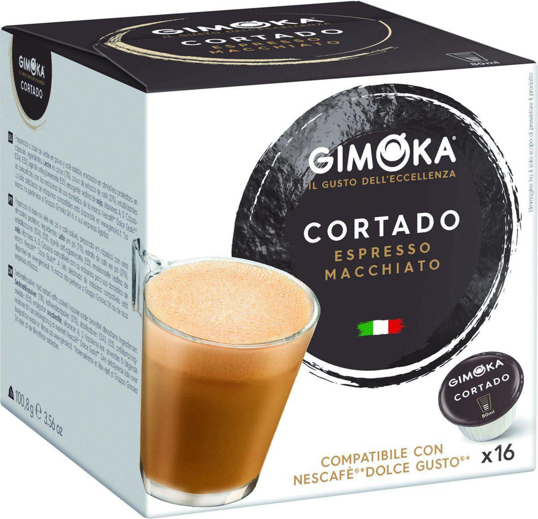 Cortado Gimoka - Caja x 16 capsulas Dolce Gusto