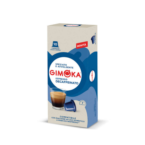 Descafeinado - Caja x10 capsulas Gimoka-Capsulandia