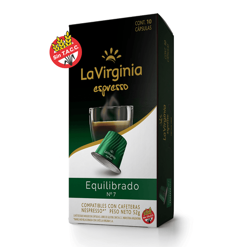 Equilibrado - Caja x10 capsulas La Virgina Nespresso-Capsulandia-1