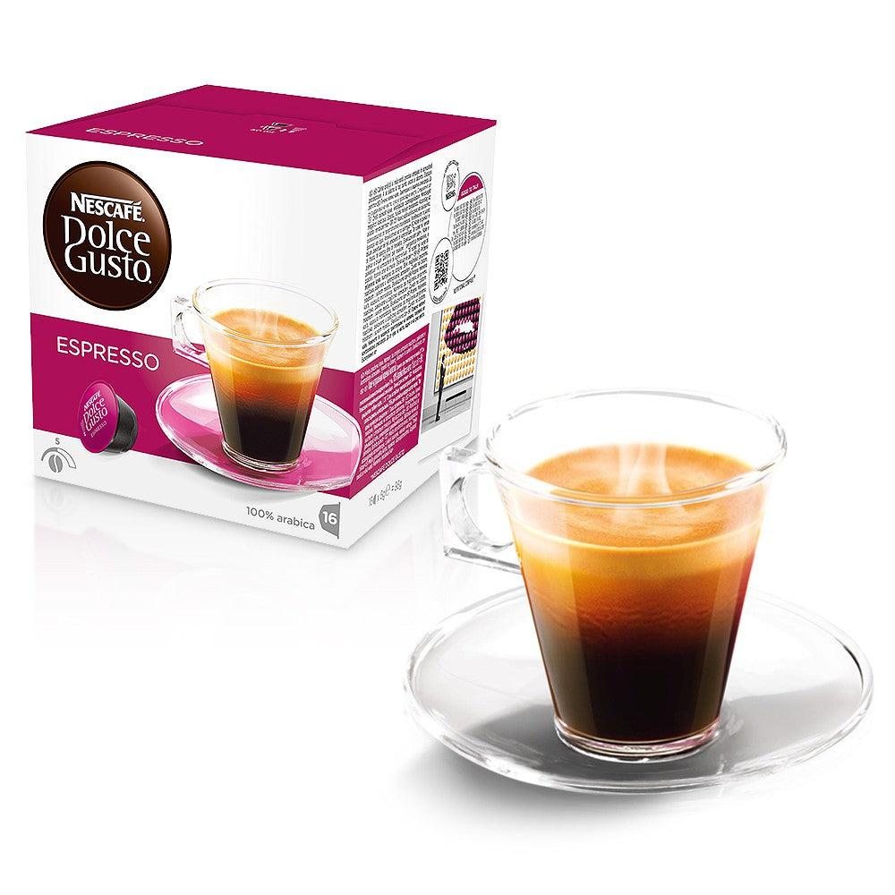 Espresso - Caja De 16 cápsulas Dolce Gusto + 1 Syrup Caramel-Capsulandia-1