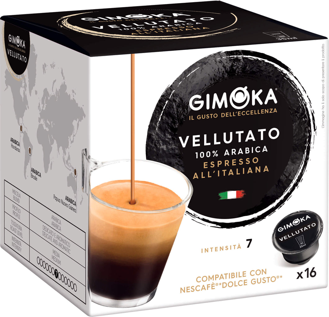 Espresso Vellutato Gimoka - x16 cápsulas para Dolce Gusto-Capsulandia-1