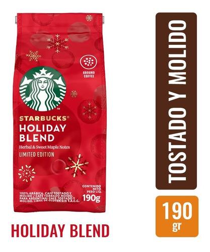 Holiday Blend - Cafe Molido Starbucks 190g SIN Tacc-Capsulandia-1