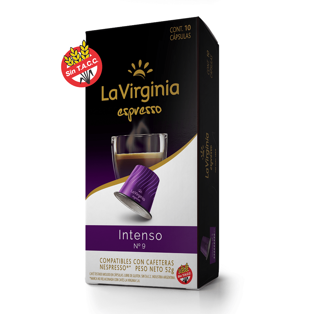 Intenso - Caja x10 capsulas La Virgina Nespresso-Capsulandia-1