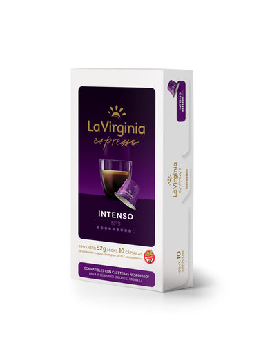 Intenso - Caja x10 capsulas La Virgina Nespresso-Capsulandia