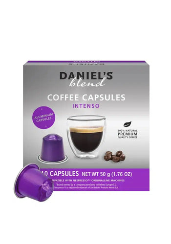 Intenso - Daniels Blend Caja x10 Capsulas Nespresso Aluminio-Capsulandia-1