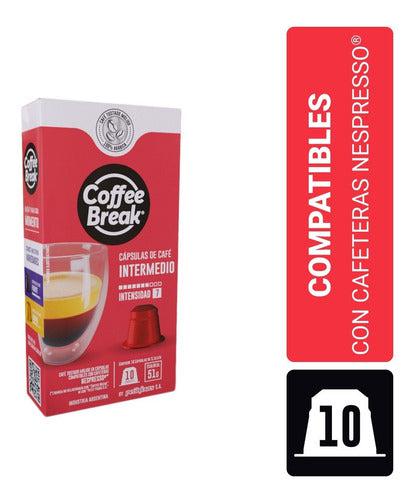 Intermedio - Caja x10 Capsulas Coffee Break Nespresso®-Capsulandia-1