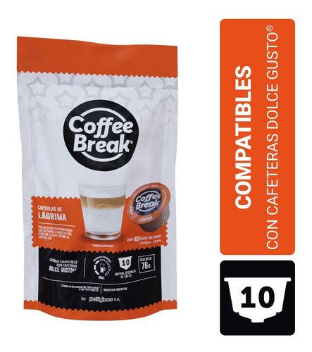 Lagrima - 10 Capsulas Coffee Break Dolce Gusto®-Capsulandia-1