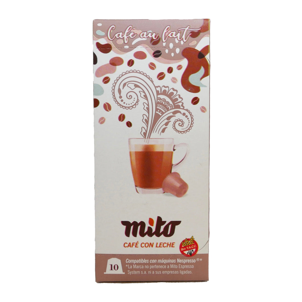LANZAMIENTO! Cafe con Leche Aulait - 10 Capsulas Mito Nespresso Compatibles-Capsulandia-1