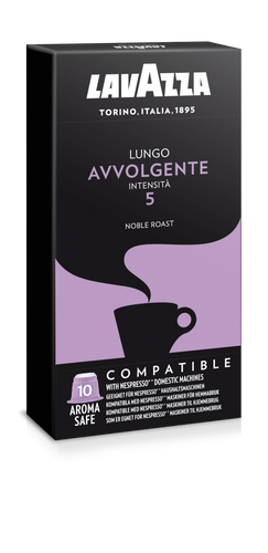Lungo Avvolgente - Pack x10 capsulas Lavazza Nespresso-Capsulandia-1