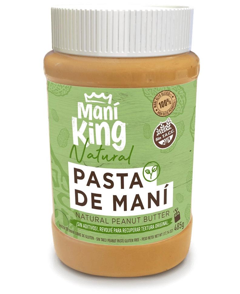Mantequilla Pasta de Mani Natural 485g Mani King Sin azucar / Sin tacc-Capsulandia-1