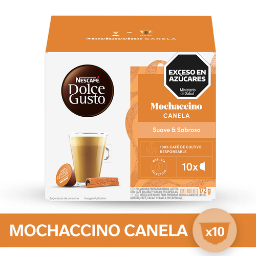 Mochaccino Canela - Caja De 10 cápsulas Dolce Gusto-Capsulandia