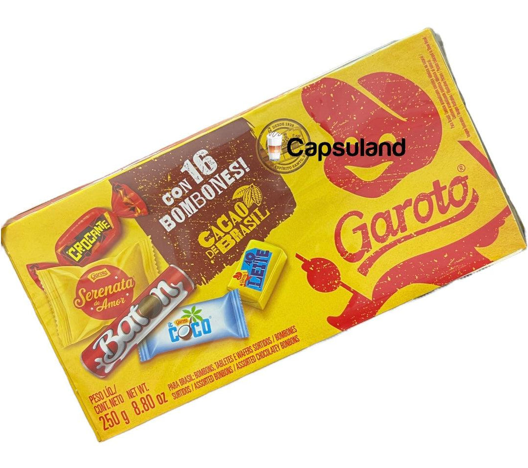 Nueva! Caja Bombones de Chocolate Garoto 250g Originales Brasil-Capsulandia-1