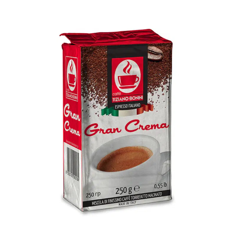 Nuevo! Cafe Molido Gran Crema 250g - Bonini Italia (Tostado / Sin Azucar)