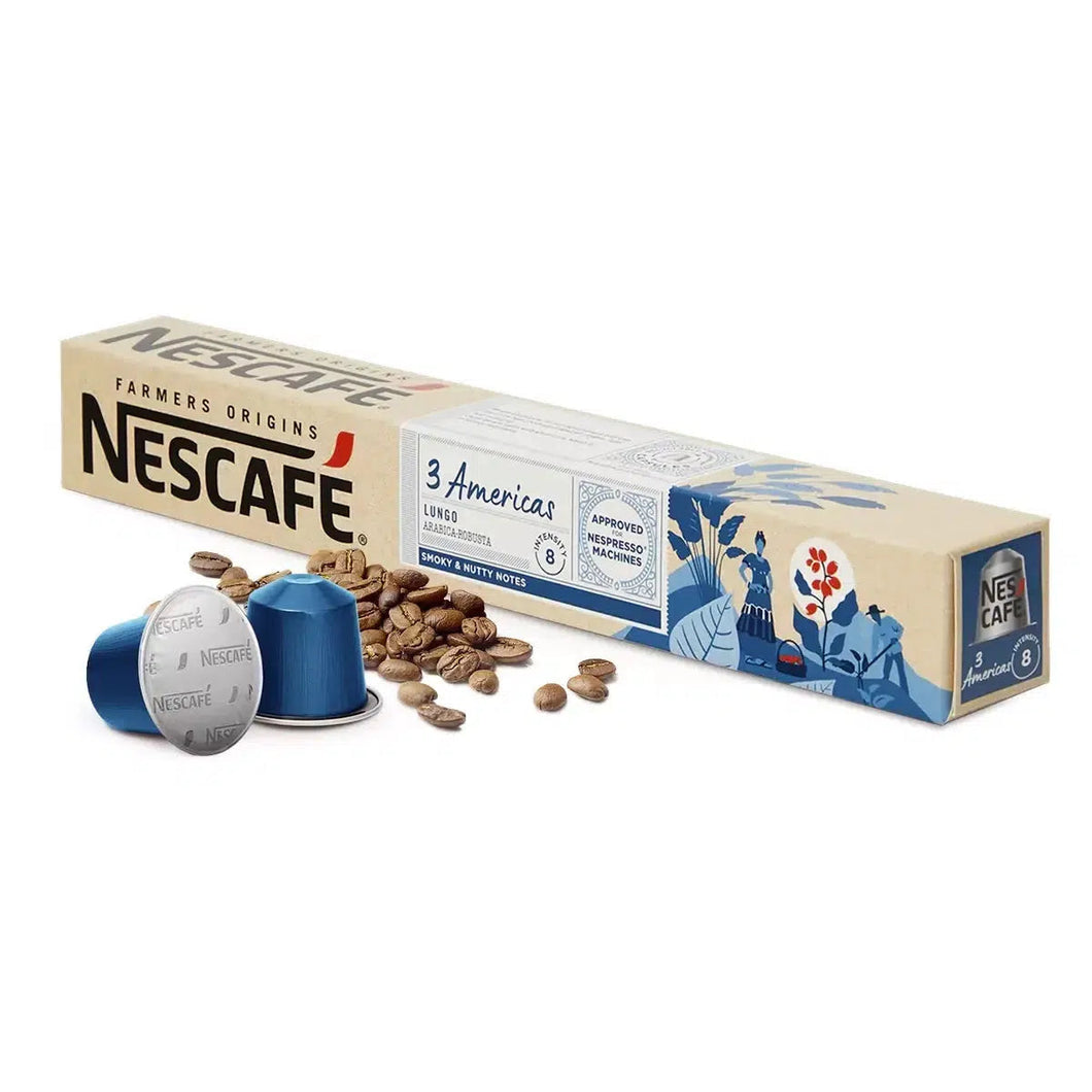 Nuevo! Capsulas Nescafe Farmers Origins Nespresso - 3 Americas Lungo