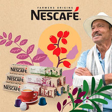 Cargar imagen en el visor de la galería, Nuevo! Capsulas Nescafe Farmers Origins Nespresso - 3 Americas Lungo
