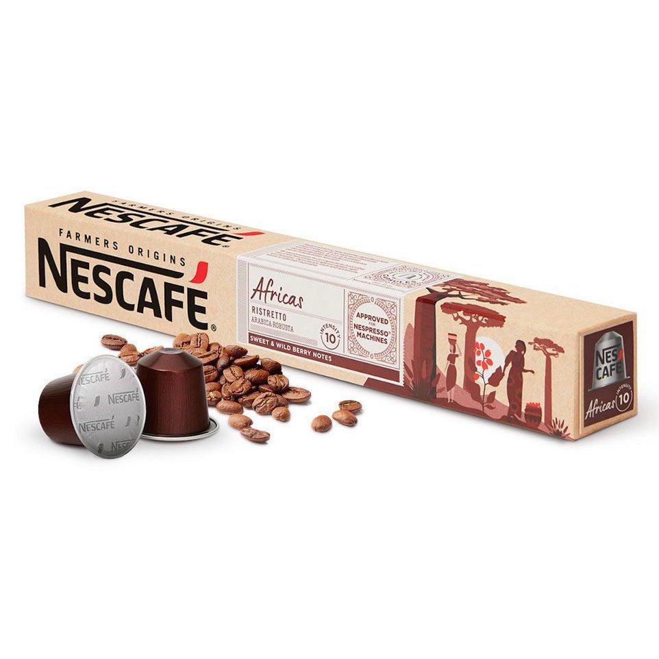 Nuevo! Capsulas Nescafe Farmers Origins Nespresso - Africas Ristretto