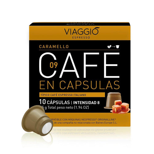 Nuevo! Caramelo - Caja x10 capsulas Viaggio Nespresso-Capsulandia-1