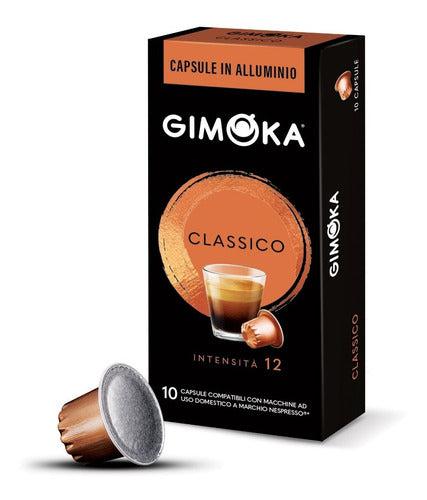 Nuevo! Classico - Caja x10 capsulas Gimoka Nespresso Aluminio-Capsulandia-1