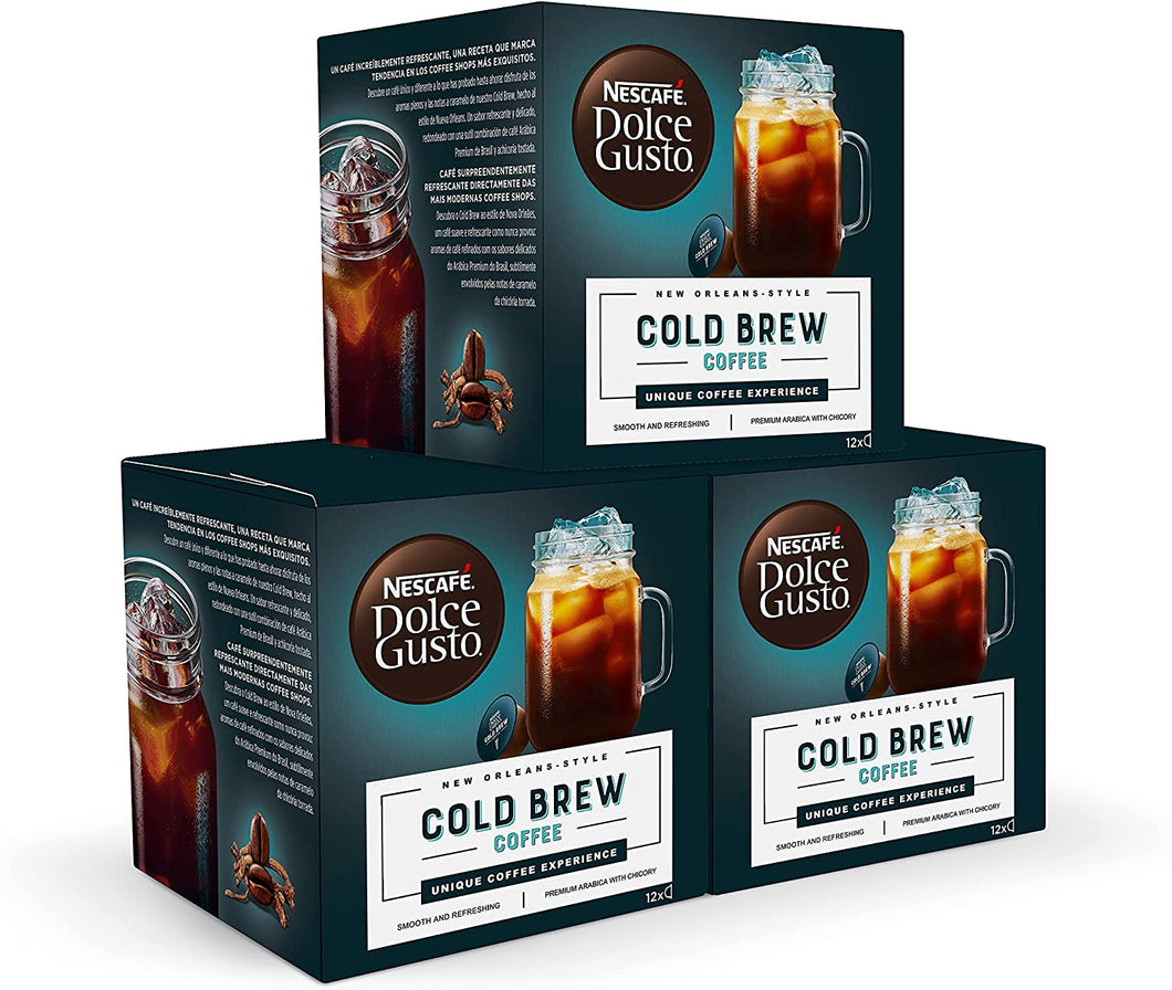 NUEVO! Cold Brew - 36 cápsulas Dolce Gusto