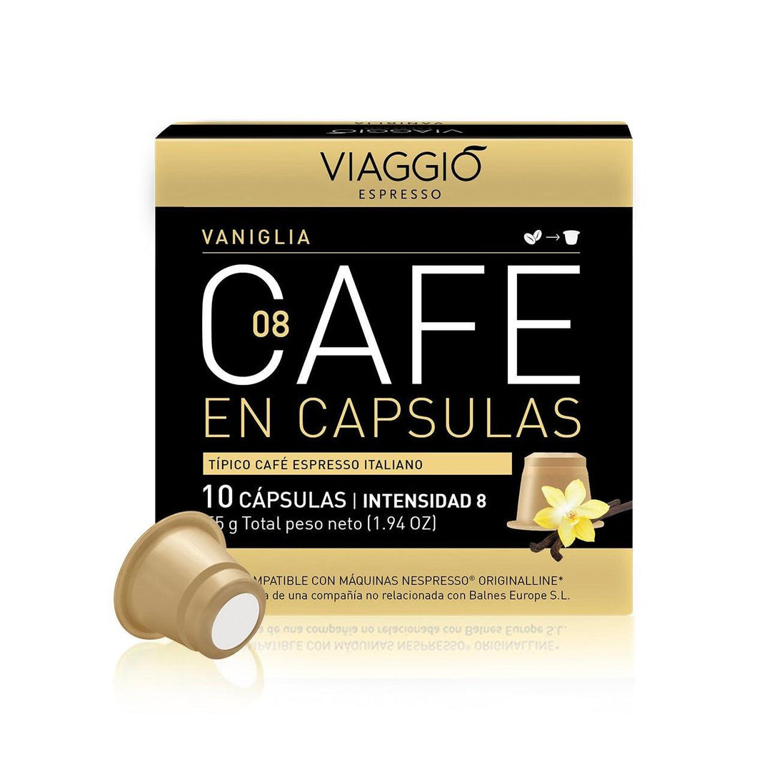 Nuevo! Vainilla - Caja x10 capsulas Viaggio Nespresso-Capsulandia-1