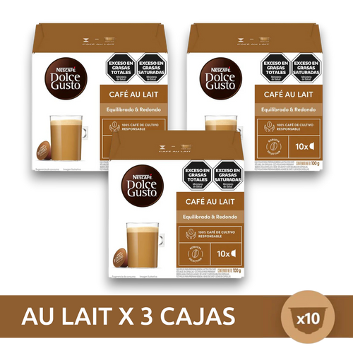 Pack x30 cápsulas Aulait - Café con leche Dolce Gusto-Capsulandia-1