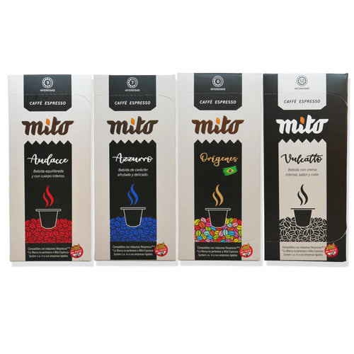 Pack x40 Capsulas Mito Nespresso Compatibles-Capsulandia