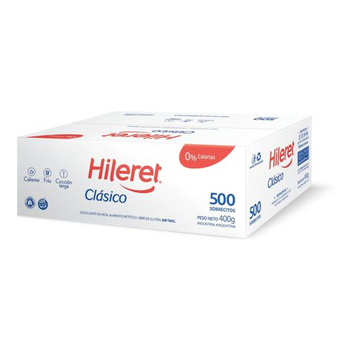 CAJA  x500 sobres de edulcorante Hileret