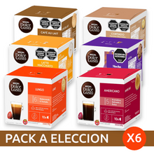 Cargar imagen en el visor de la galería, PROMO! 6 Cajas x10 Capsulas Dolce Gusto - Sabores a elección-Capsulandia
