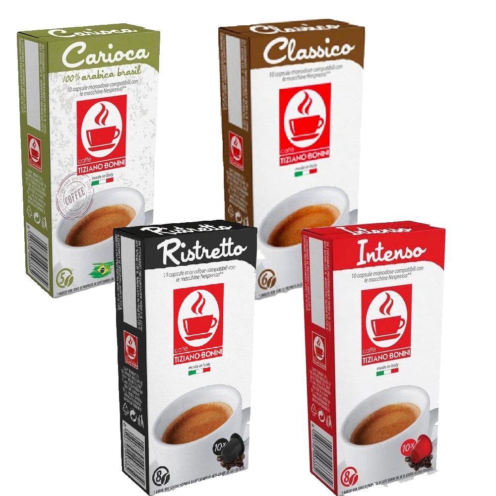 PROMO! Pack Degustación x40 Capsulas Bonini para Nespresso-Capsulandia-1