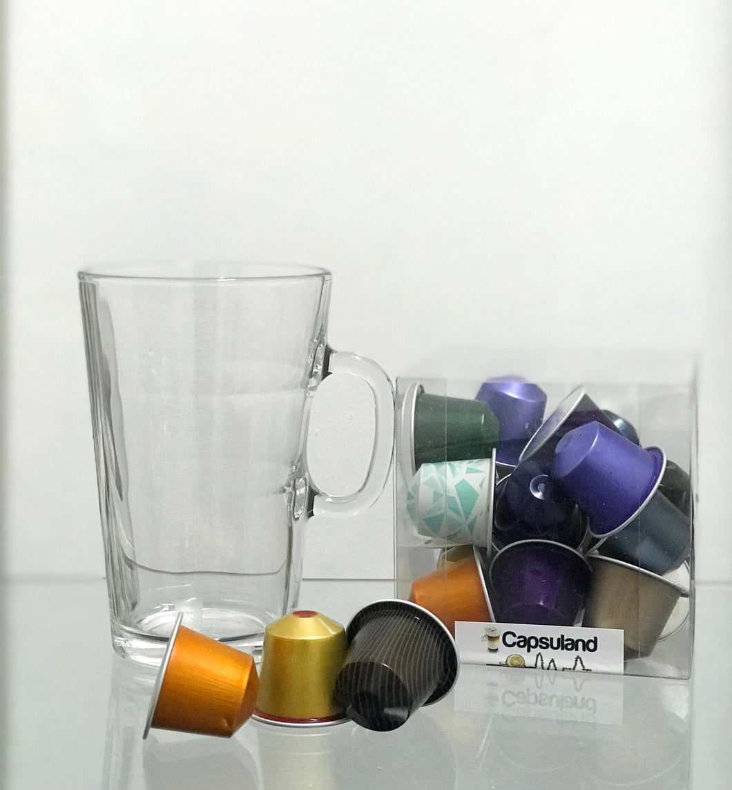 PROMO! Surtido 20 Capsulas Espresso + Taza Nespresso Original-Capsulandia-1