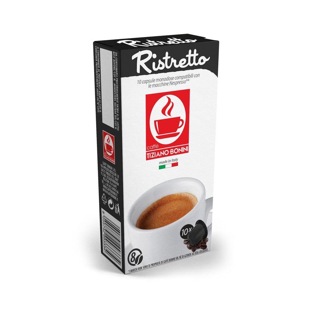 Ristretto - 10 Capsulas Bonini para Nespresso-Capsulandia-1