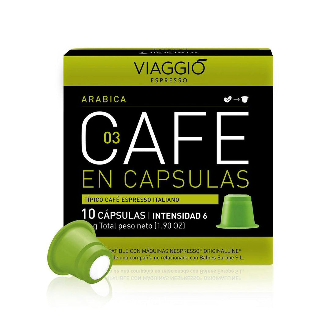 Sale! Arabica - Caja x10 capsulas Viaggio Nespresso-Capsulandia-1