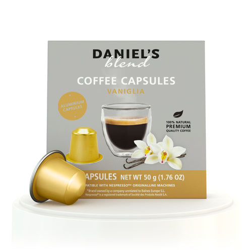 Vainilla - Caja x10 capsulas Daniels Nespresso Aluminio-Capsulandia