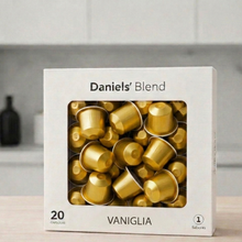 Cargar imagen en el visor de la galería, Vainilla - Caja x20 capsulas Daniels Nespresso Aluminio-Capsulandia-1
