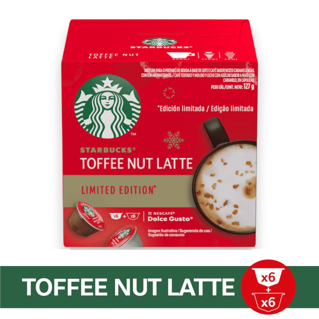 VOLVIO! Toffee Nut Latte Starbucks® - Caja x12 Capsulas Dolce Gusto