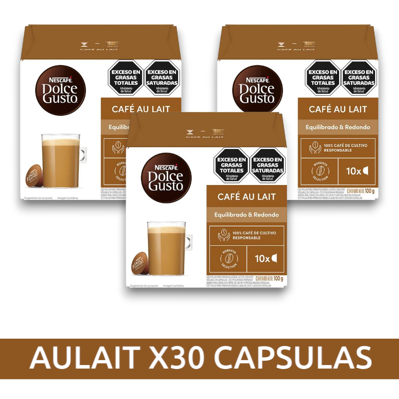Aulait - Caja x30 cápsulas Dolce Gusto-Capsulandia