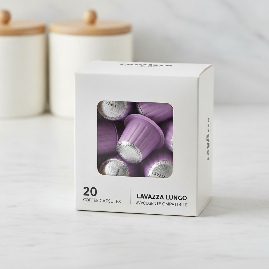 Lungo Avvolgente - Pack x20 capsulas Lavazza Nespresso