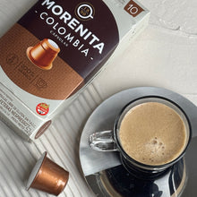 Cargar imagen en el visor de la galería, Colombia - Caja x10 cápsulas La Morenita para Nespresso
