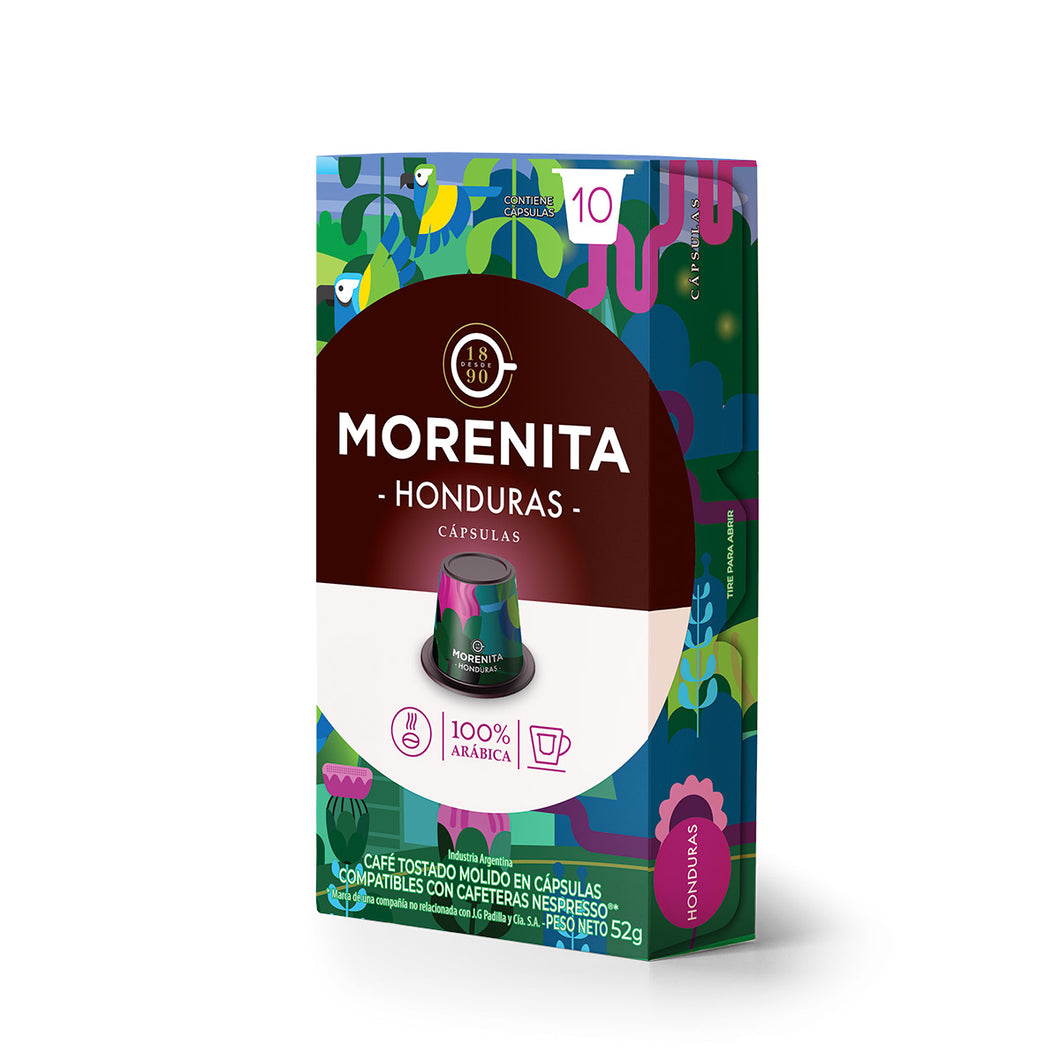 Honduras - Caja x10 cápsulas La Morenita para Nespresso