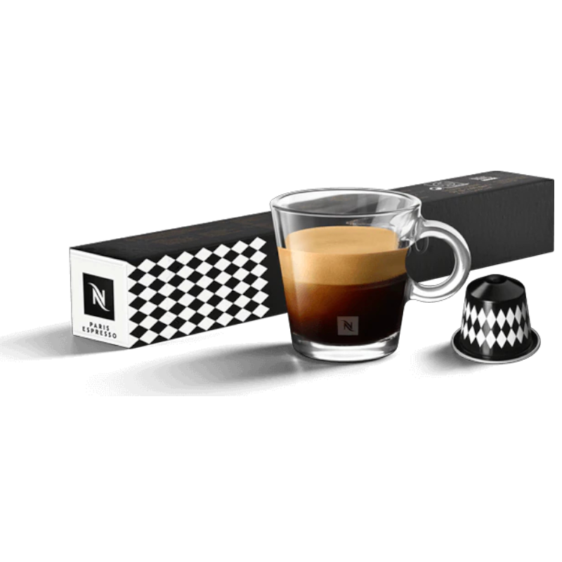 NUEVO! Paris Black (espresso) - 10 cápsulas Nespresso World Explorations