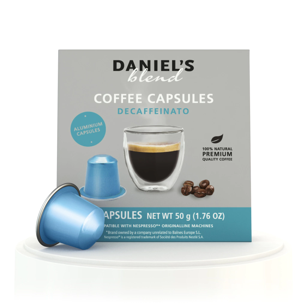 Descafeinado - Daniels Blend Caja x10 Capsulas Nespresso Aluminio