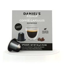 Cargar imagen en el visor de la galería, Espresso - Daniels Blend Pack x20 Capsulas Nespresso Aluminio

