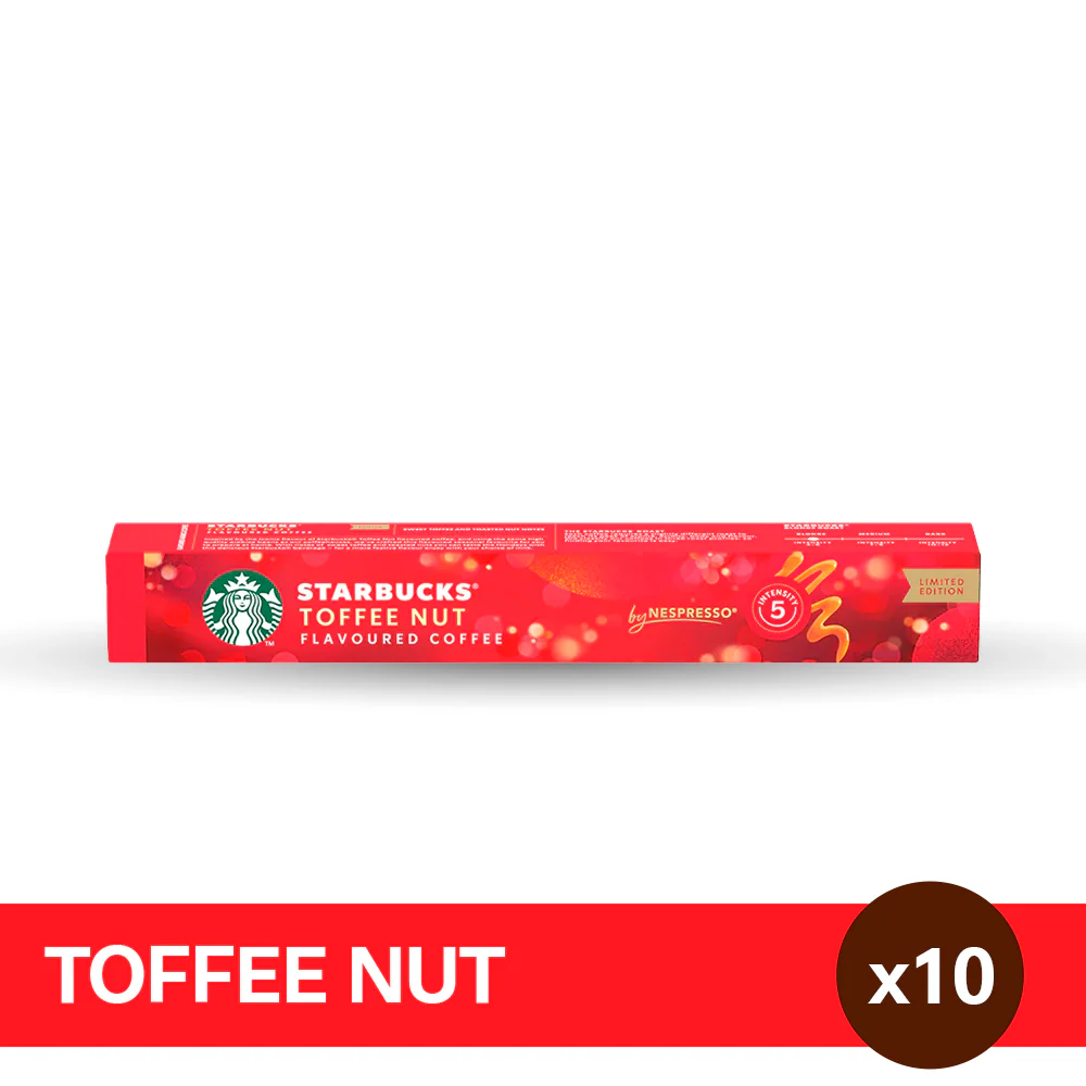 NUEVO! Starbucks® Toffee Nut Caramel - Pack x10 capsulas By Nespresso